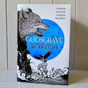 Picture of the cover of the UK hardback edition of Godsgrave by Jay Kristoff.